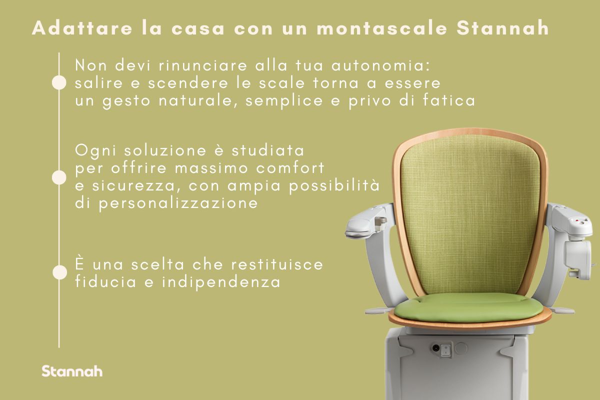 Adattare la casa con un montascale Stannah