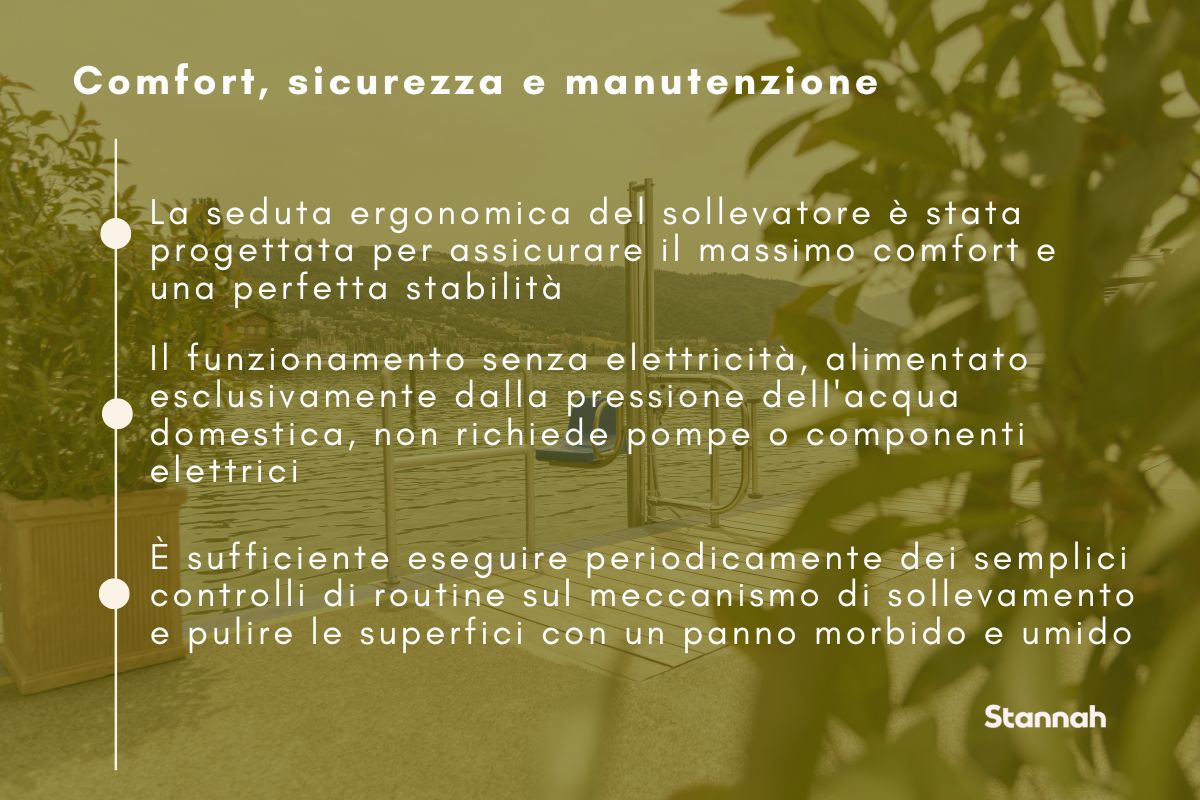 Comfort, sicurezza e manutenzione