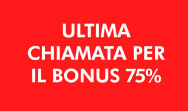 Ultima chiamata per la detrazione del 75%